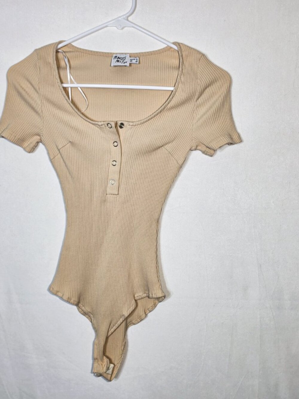 Princess Polly Bodysuit Cream US 6 Womens Under Shirt